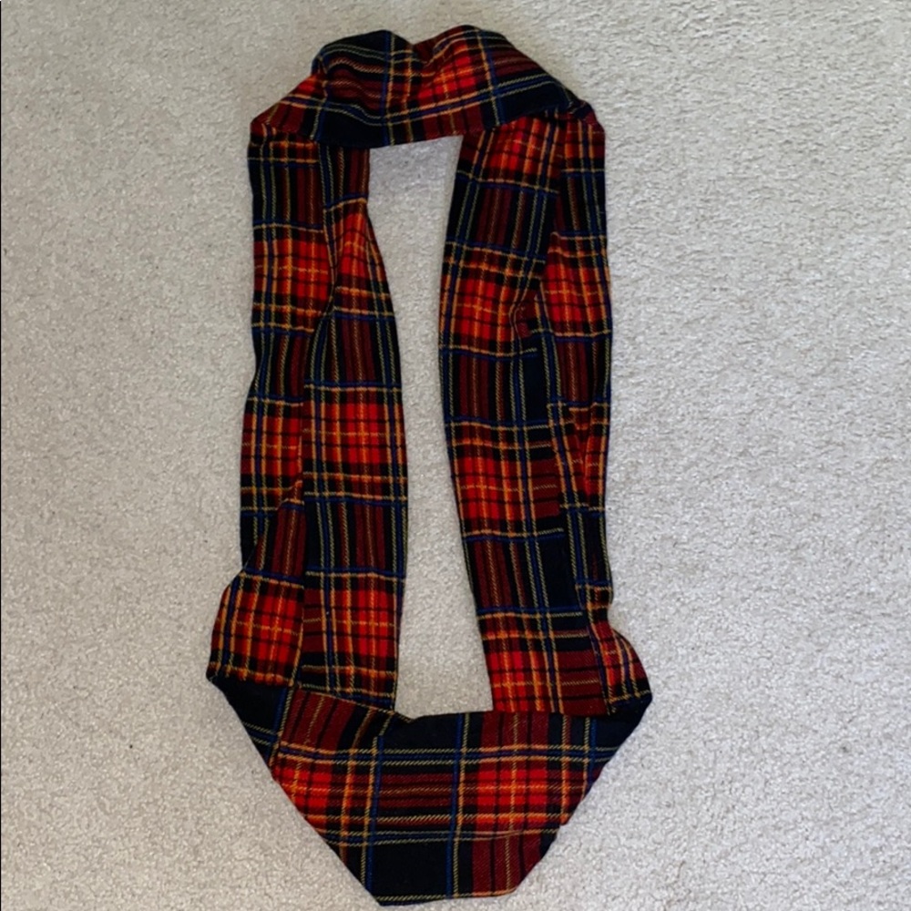 Plaid Infinity Scarf